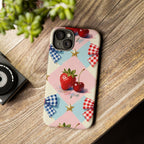 Americana Coquette Cherry Picnic Phone Case Printify