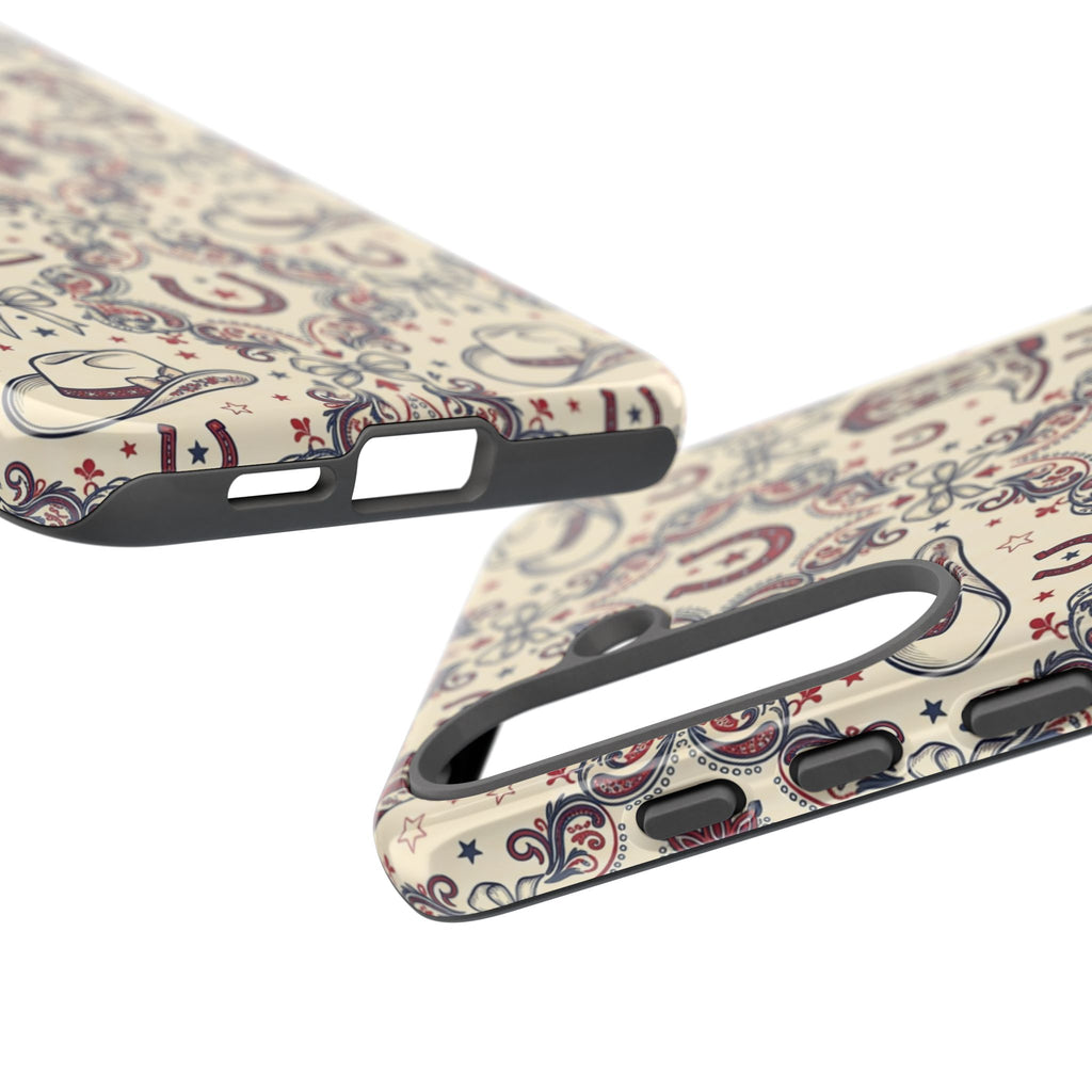 Americana Cowgirl Coquette Phone Case Printify