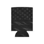 All-Black American Flag Can Cooler — Patriotic Koozie