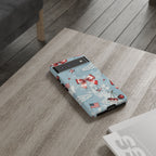Americana Coquette Cherry Bow Phone Case Printify