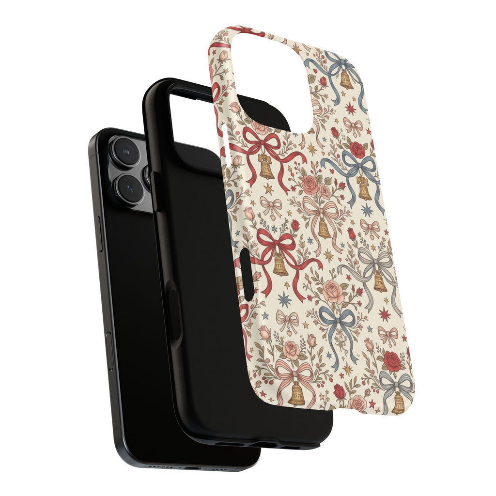 1776 Coquette Liberty Bells Phone Case Printify