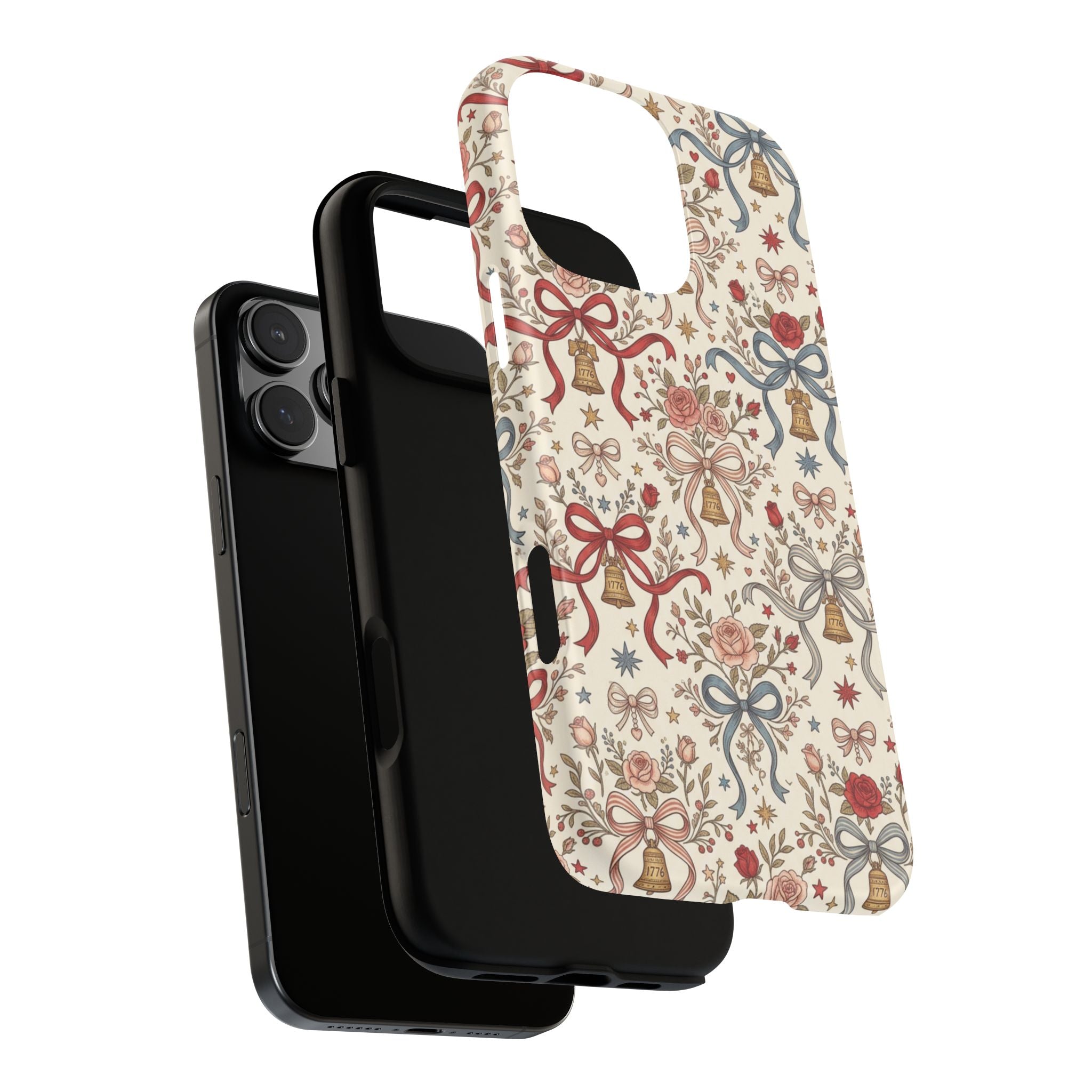 1776 Coquette Liberty Bells Phone Case Printify