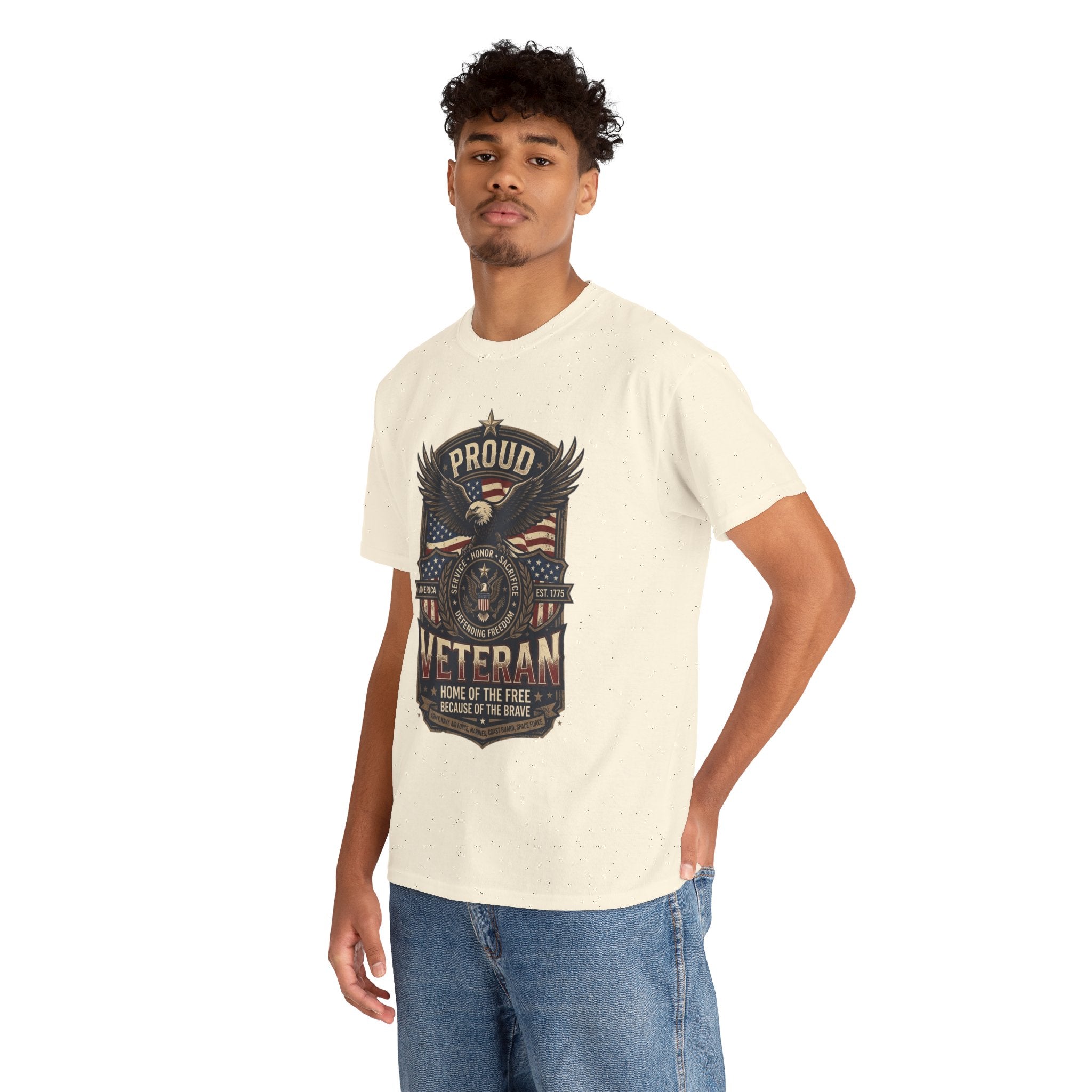 Proud Veteran T-Shirt Printify
