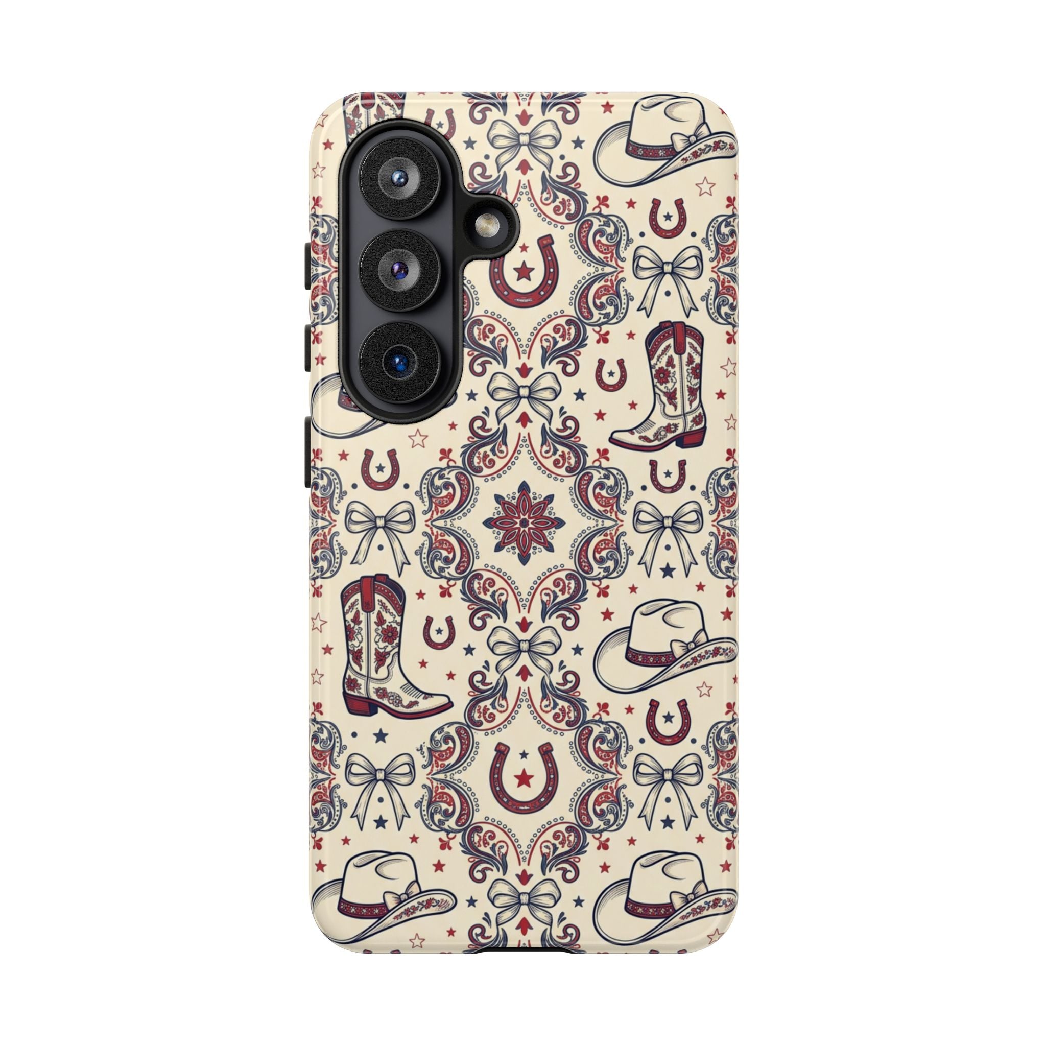 Americana Cowgirl Coquette Phone Case Printify