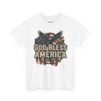 God Bless America 1776 Patriotic T-Shirt – Vintage American Heritage Tee Printify