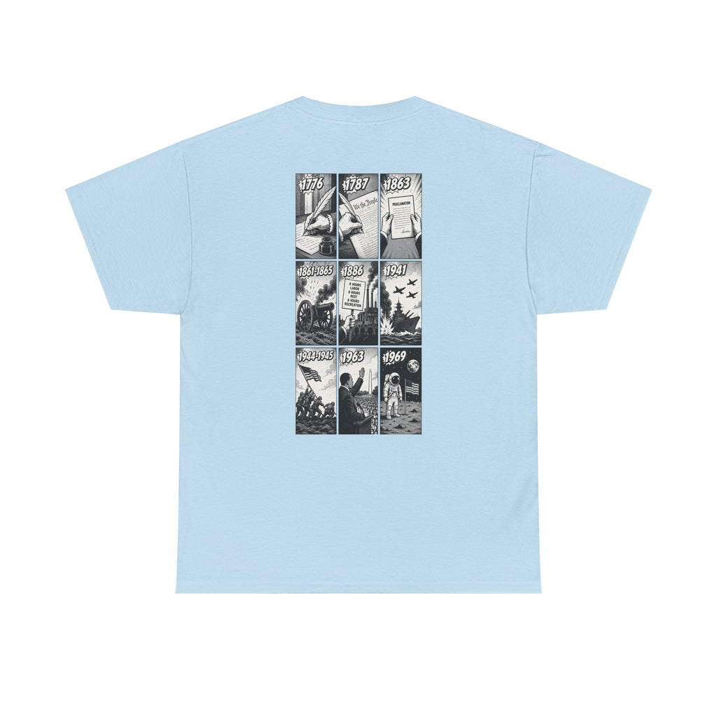 America Comic Book History T-Shirt