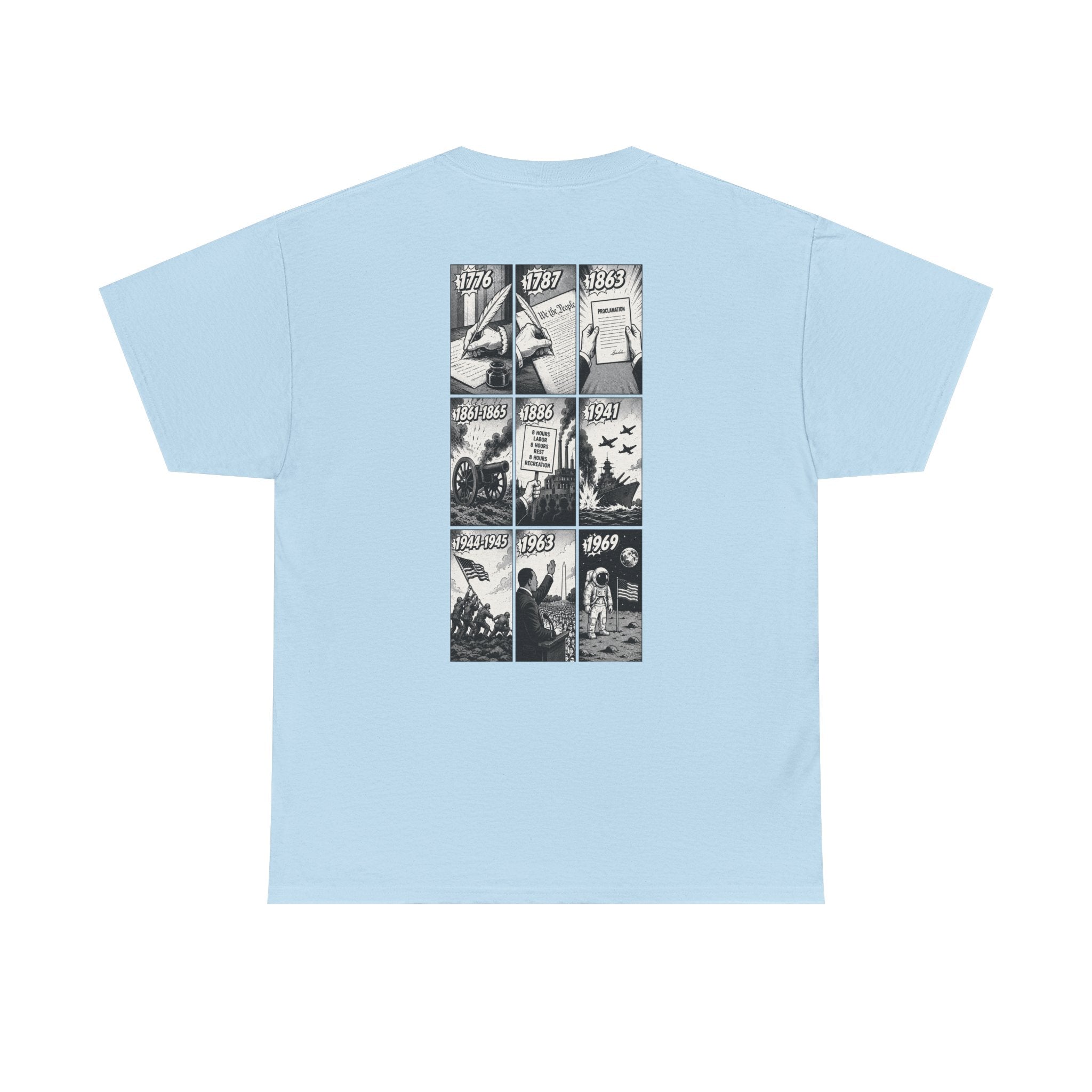 America Comic Book History T-Shirt