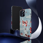 Americana Coquette Cherry Bow Phone Case Printify
