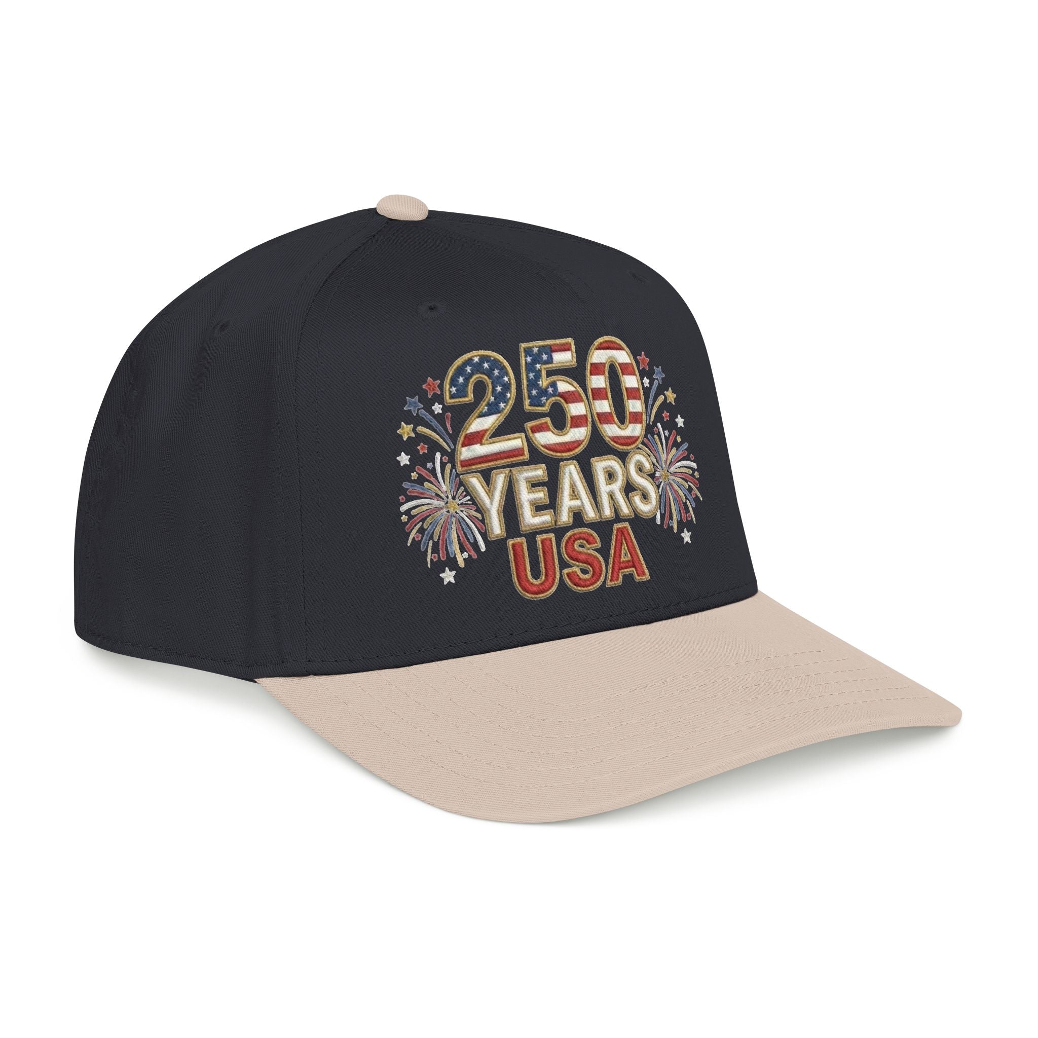 "250 YEARS" Patriotic Baseball Cap – America 250 Snapback Hat