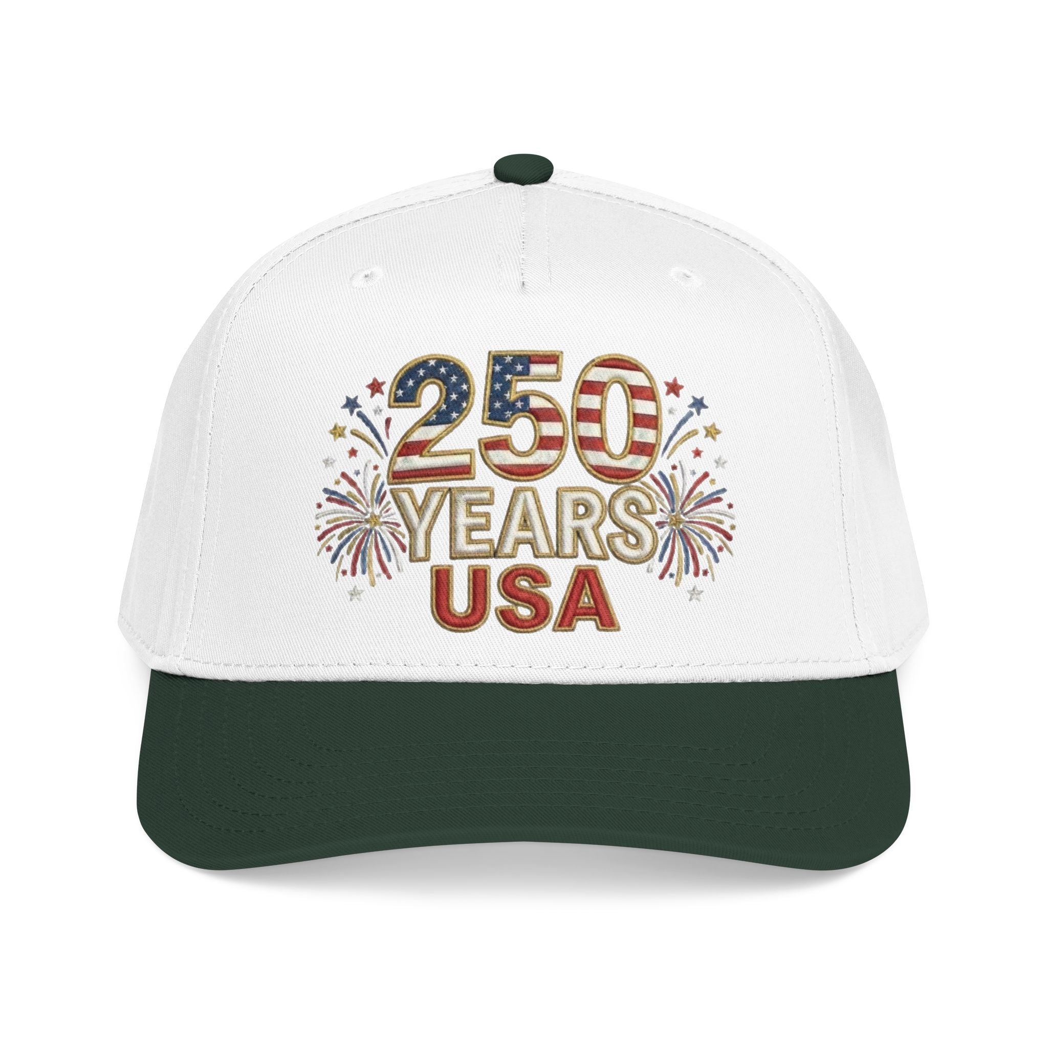 "250 YEARS" Patriotic Baseball Cap – America 250 Snapback Hat