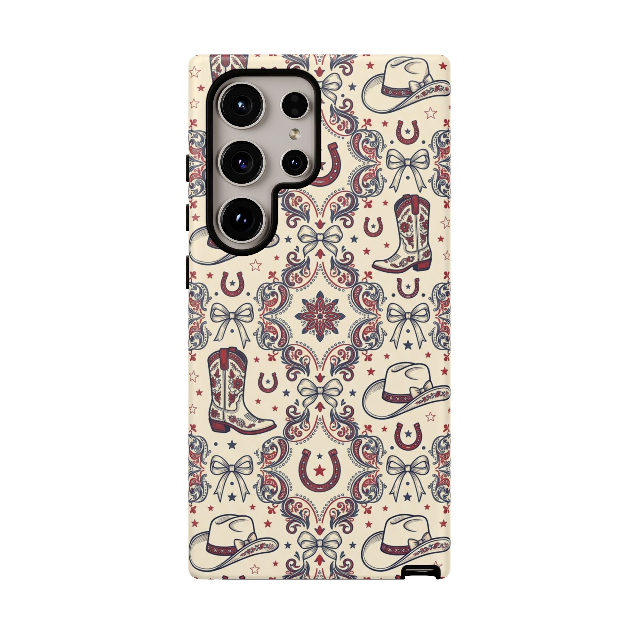 Americana Cowgirl Coquette Phone Case Printify