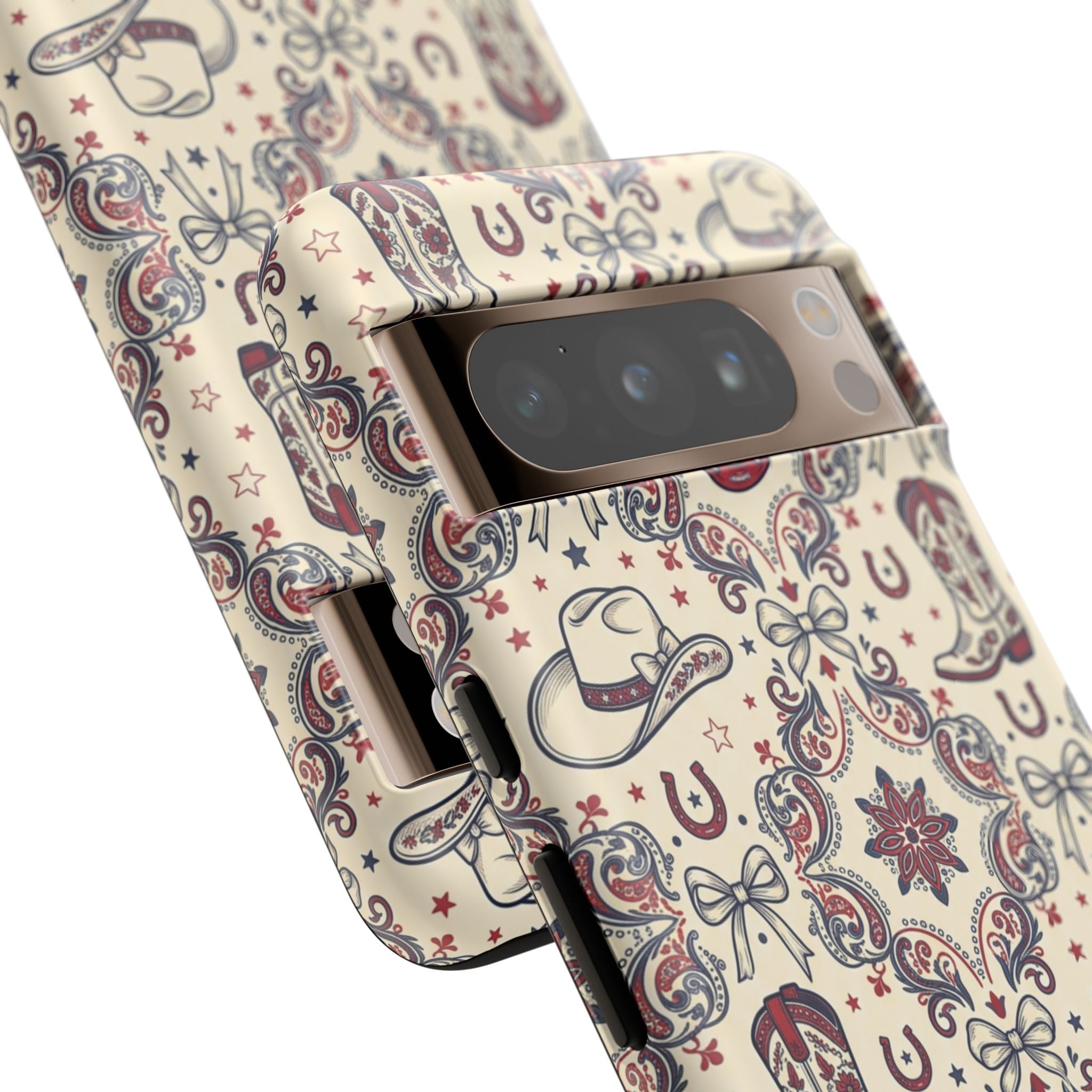 Americana Cowgirl Coquette Phone Case Printify