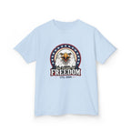 Patriotic Bald Eagle Kids Tee — Freedom Eagle T-Shirt Printify