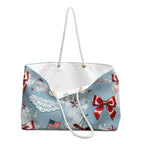 Americana Bows & Cherries Weekender Tote Printify