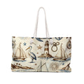 Coastal Americana Lighthouse Weekender Tote Bag Printify