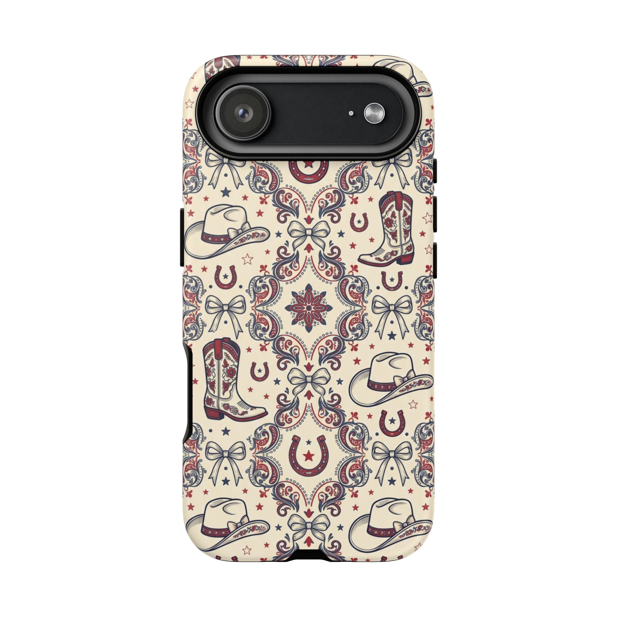 Americana Cowgirl Coquette Phone Case Printify