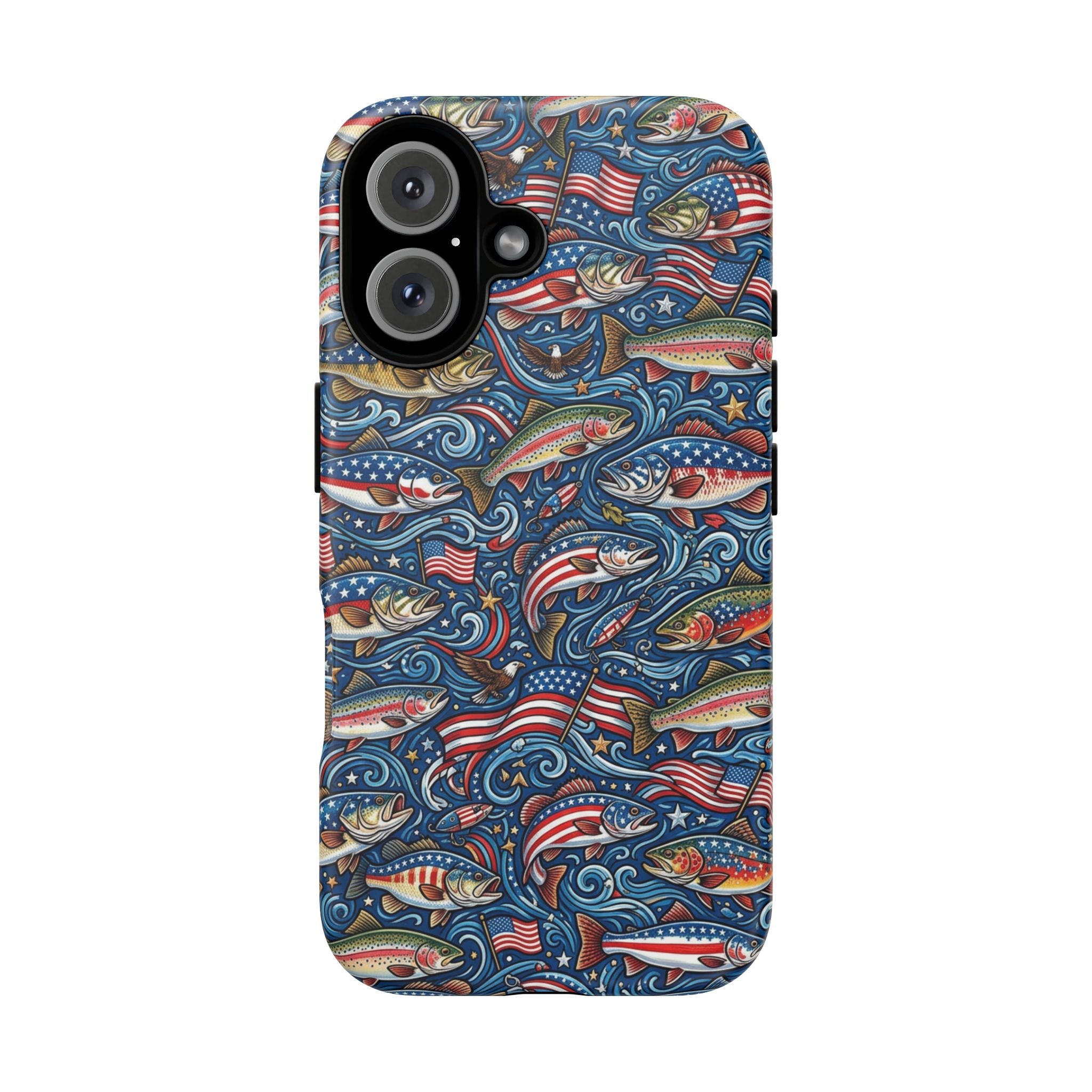 Patriotic Fishing Waters Phone Case Printify