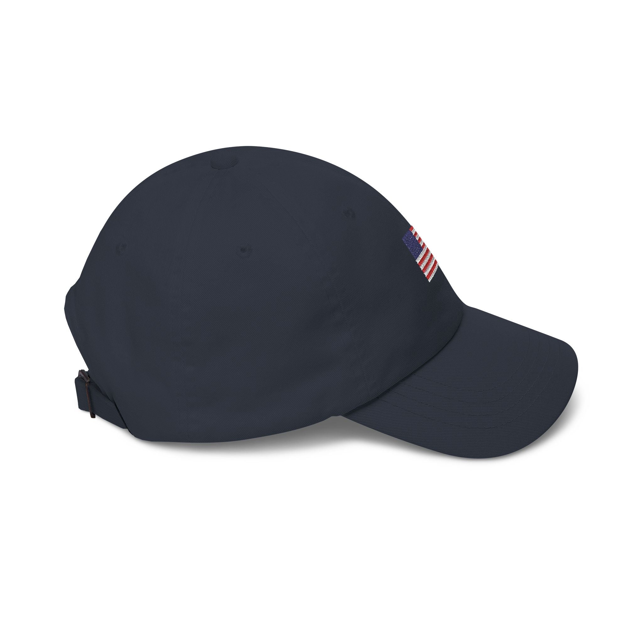 Embroidered American Flag Dad Cap — Classic Patriotic Baseball Hat Printify