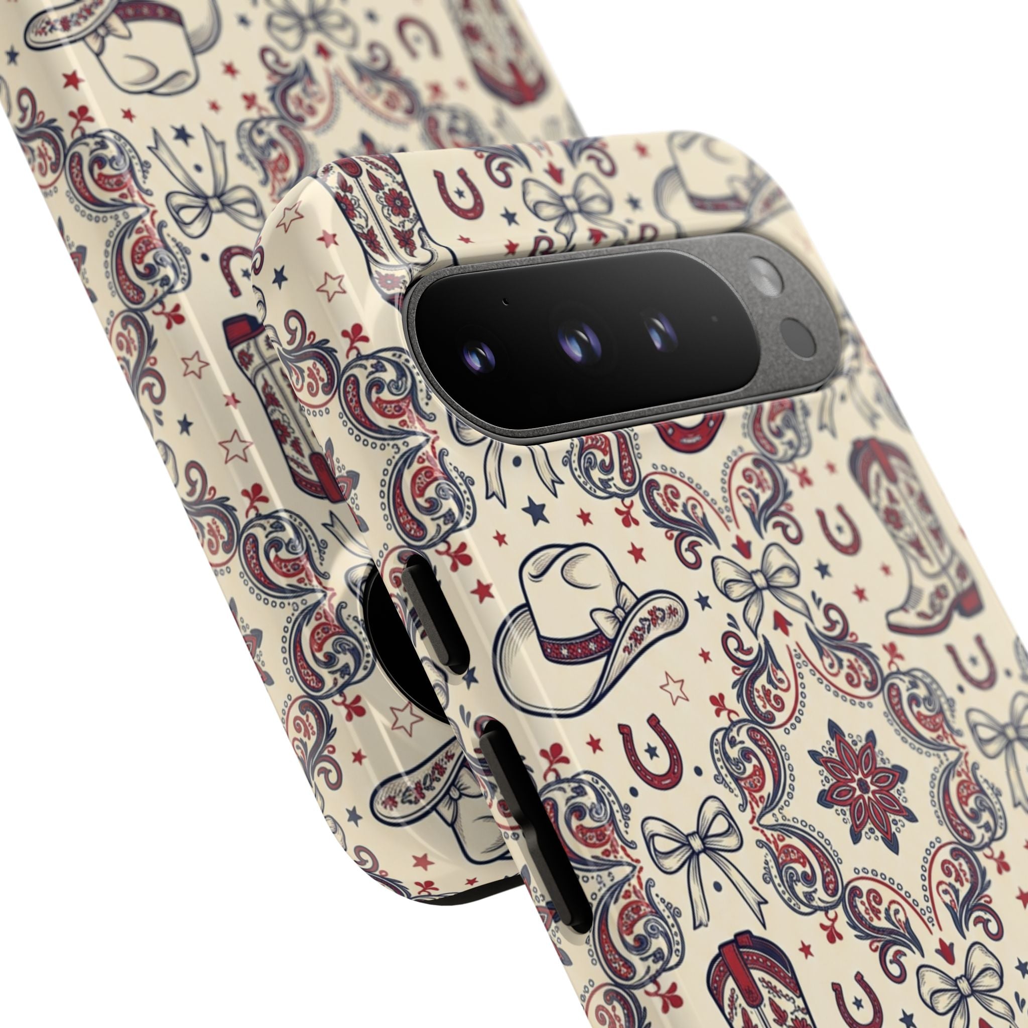 Americana Cowgirl Coquette Phone Case Printify