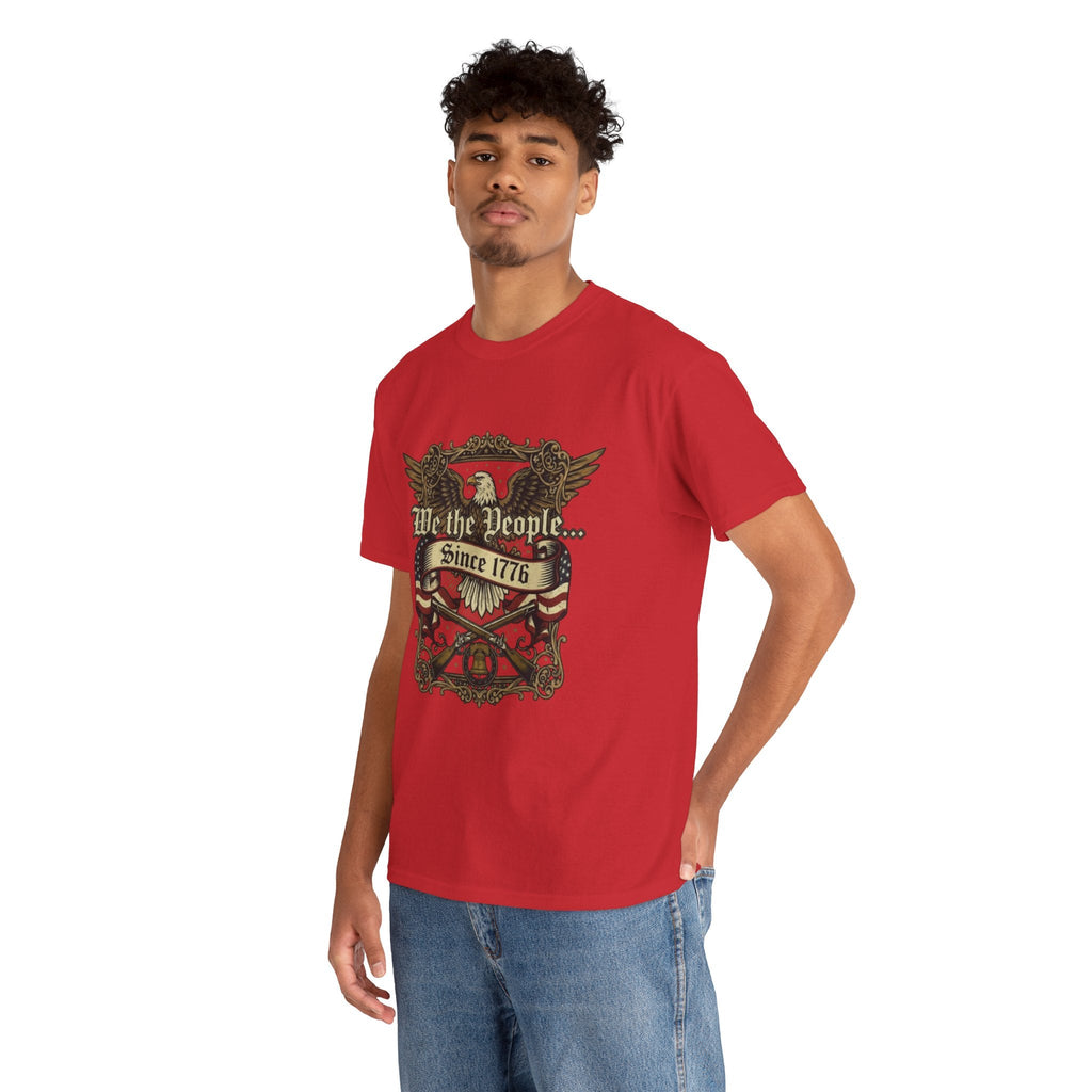 We The People Since 1776 Patriotic T-Shirt – American Freedom Rider Tee Printify