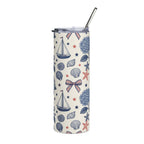Nantucket Stainless Steel Tumbler — 20oz Insulated Travel Cup Printify