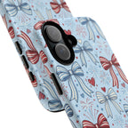 Patriotic Coquette Bows & Fireworks Phone Case Printify