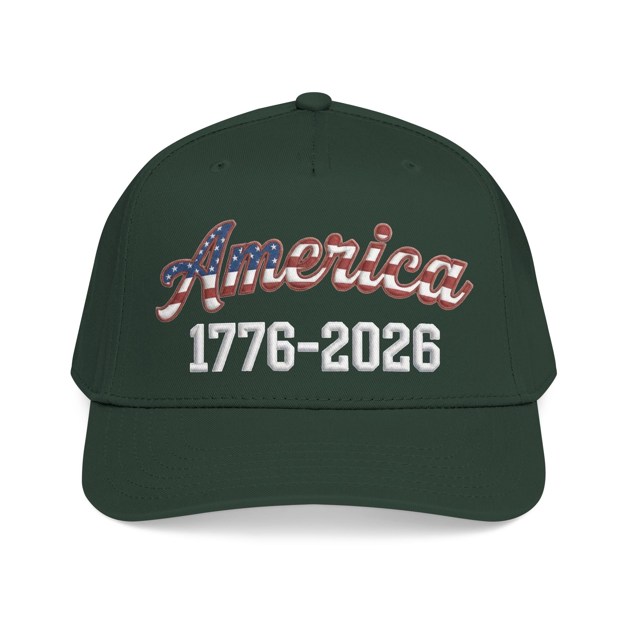 "America 1776–2026" Patriotic Baseball Cap – American Heritage Snapback Hat