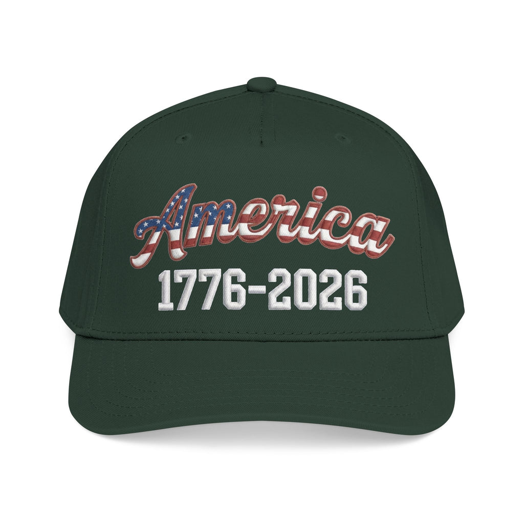 "America 1776–2026" Patriotic Baseball Cap – American Heritage Snapback Hat