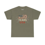 "250 YEARS" Patriotic Unisex Cotton T-Shirt Printify