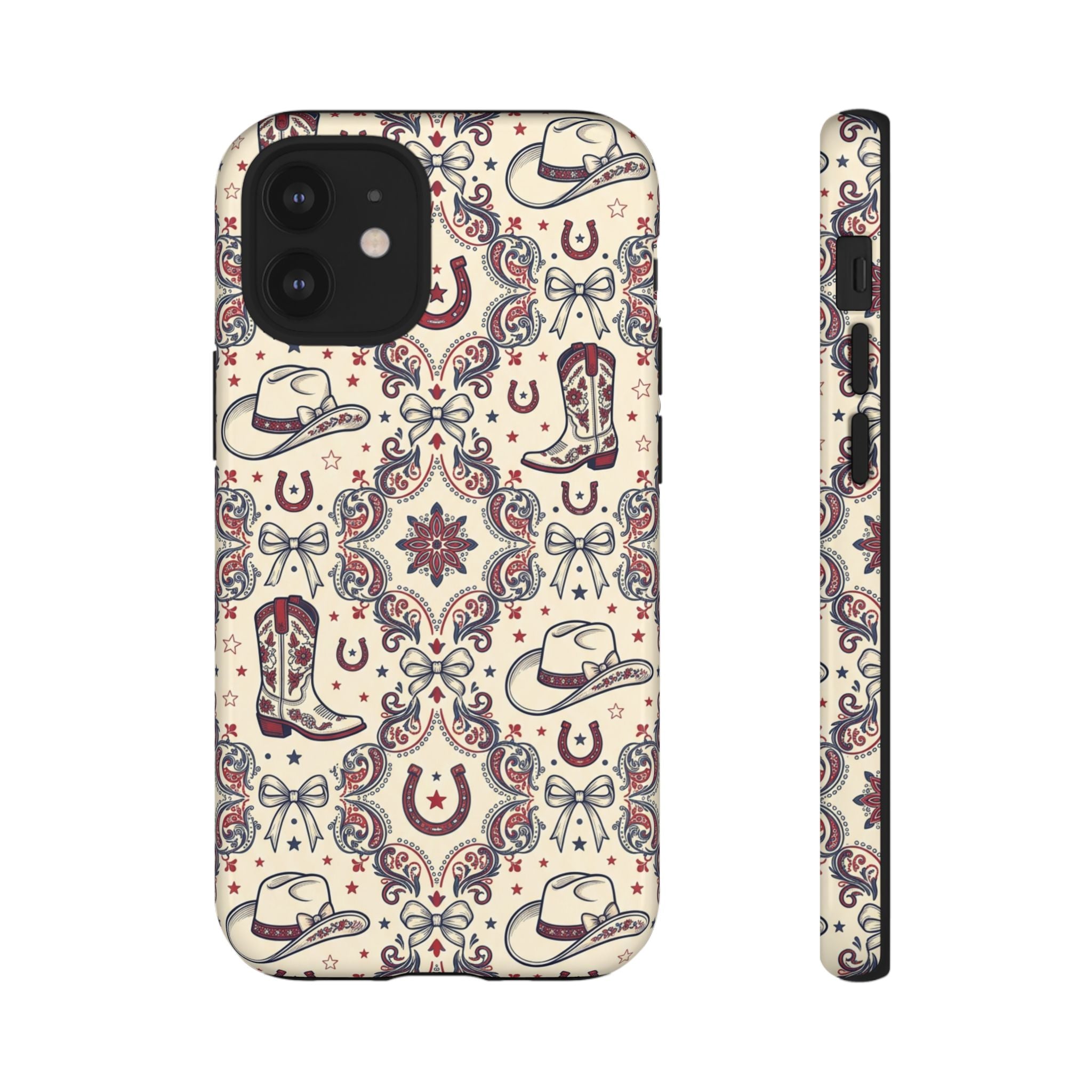 Americana Cowgirl Coquette Phone Case Printify