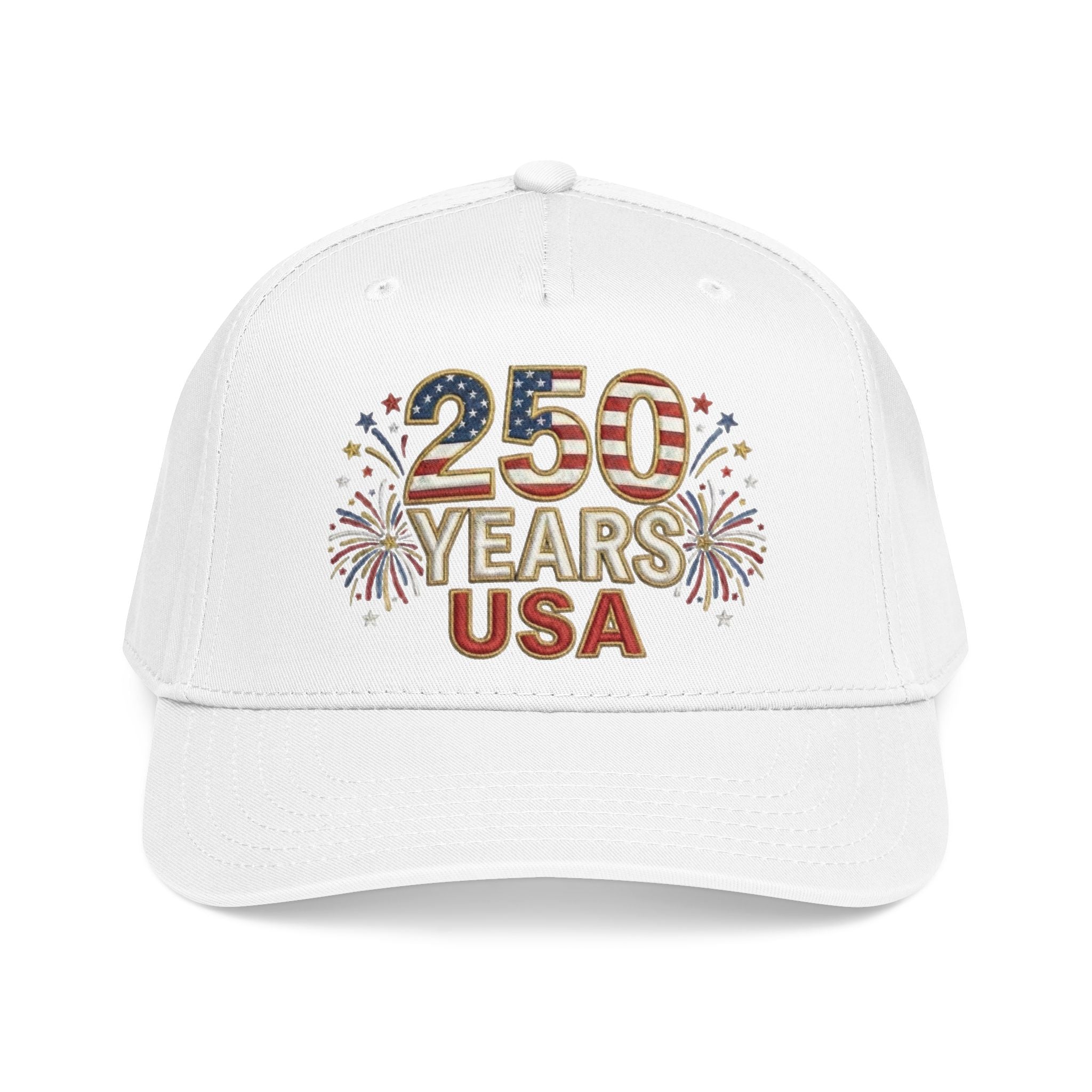 "250 YEARS" Patriotic Baseball Cap – America 250 Snapback Hat