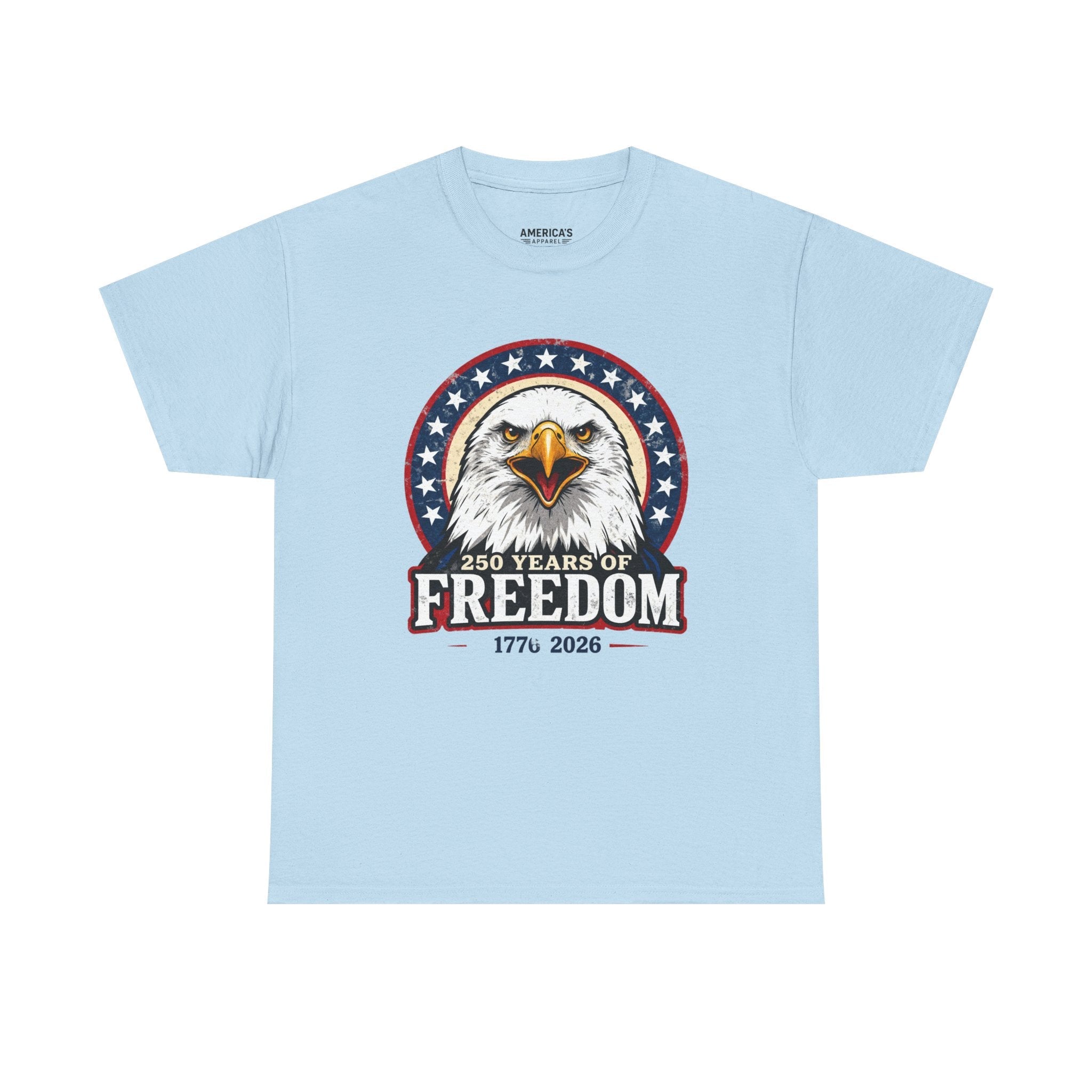 Freedom Eagle T-Shirt — Patriotic Bald Eagle Tee Printify