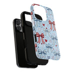 Patriotic Coquette Bows & Fireworks Phone Case Printify