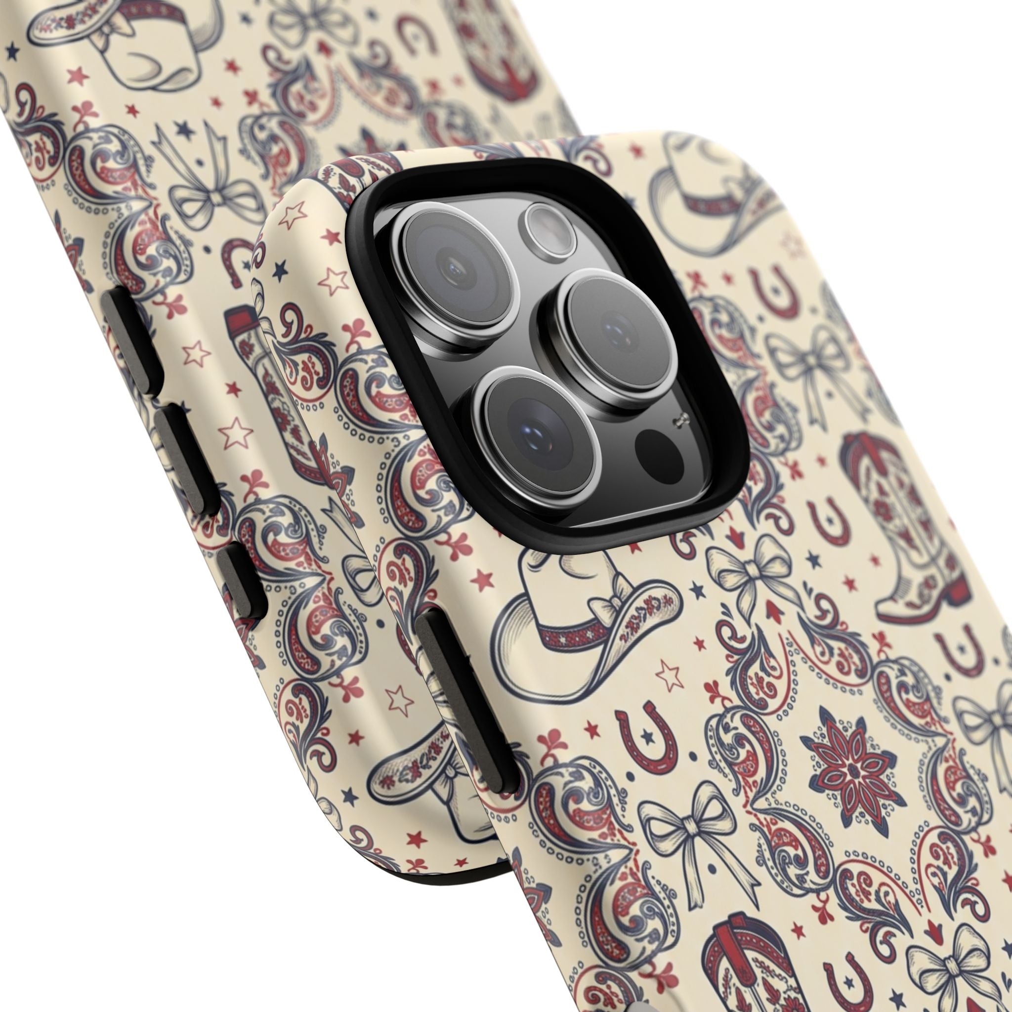 Americana Cowgirl Coquette Phone Case Printify