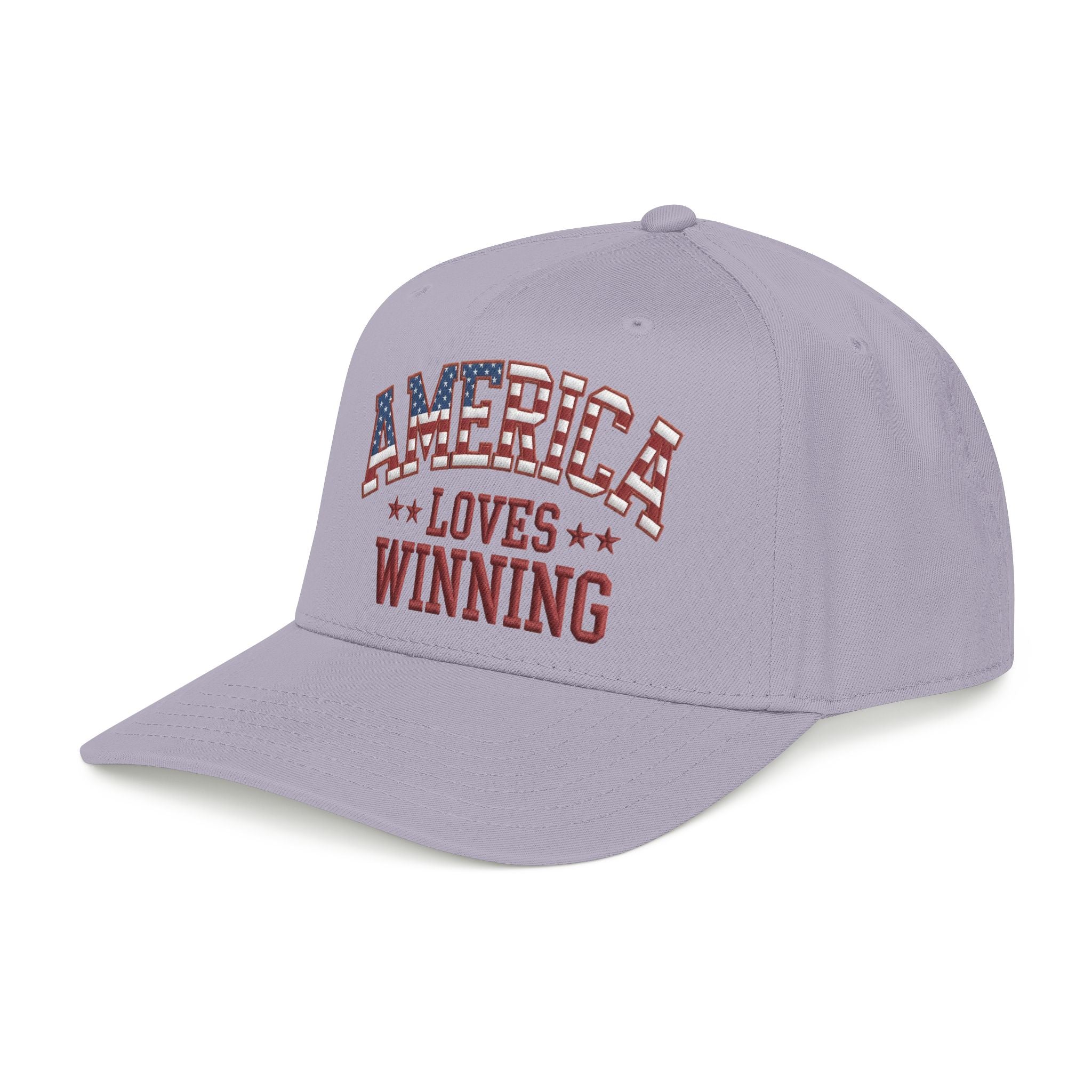 America Loves Winning Patriotic Hat – American Flag Cap
