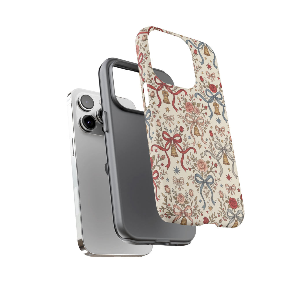 1776 Coquette Liberty Bells Phone Case Printify