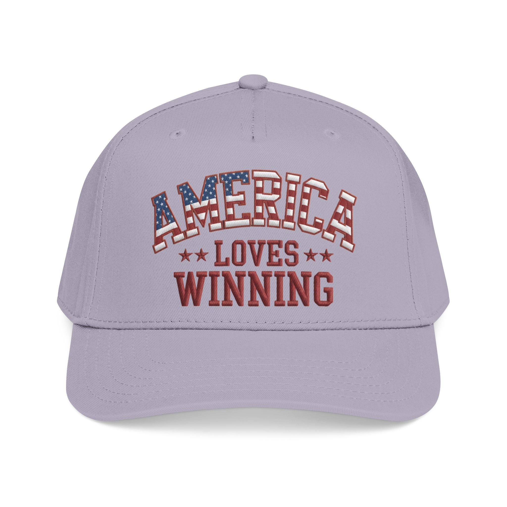 America Loves Winning Patriotic Hat – American Flag Cap