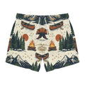 Bear Mountain Swim Trunks Printify