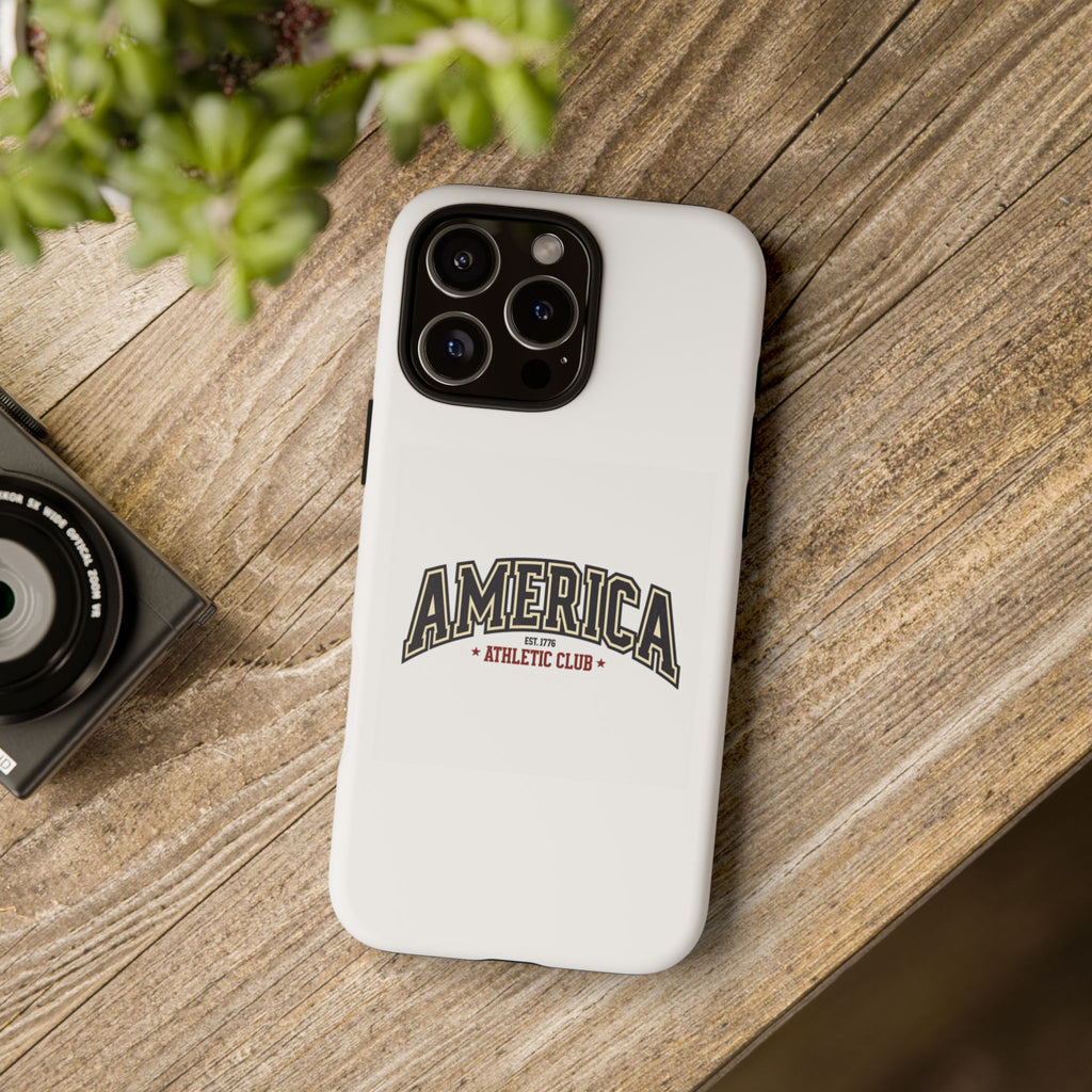 America Athletic Club Phone Case – Vintage Patriotic Americana Case Printify