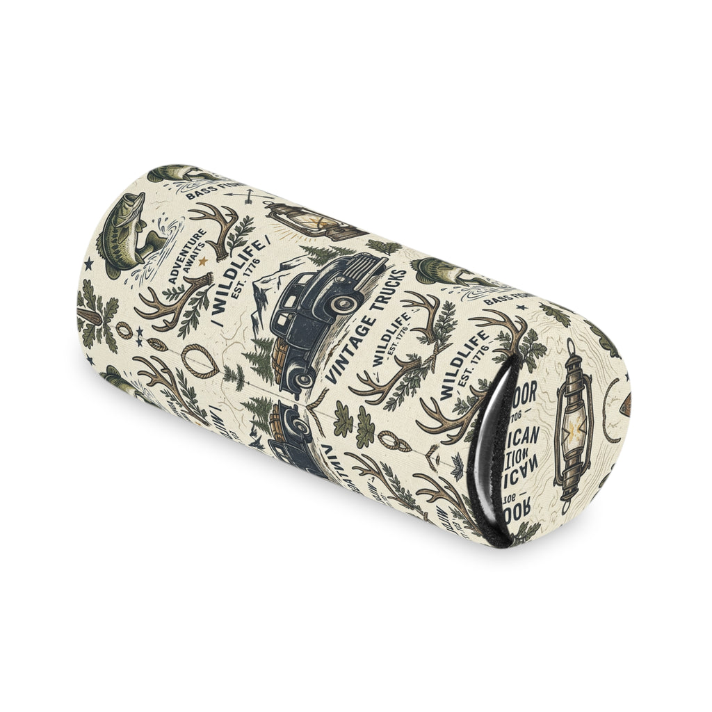 Vintage Americana Outdoors Can Cooler Printify