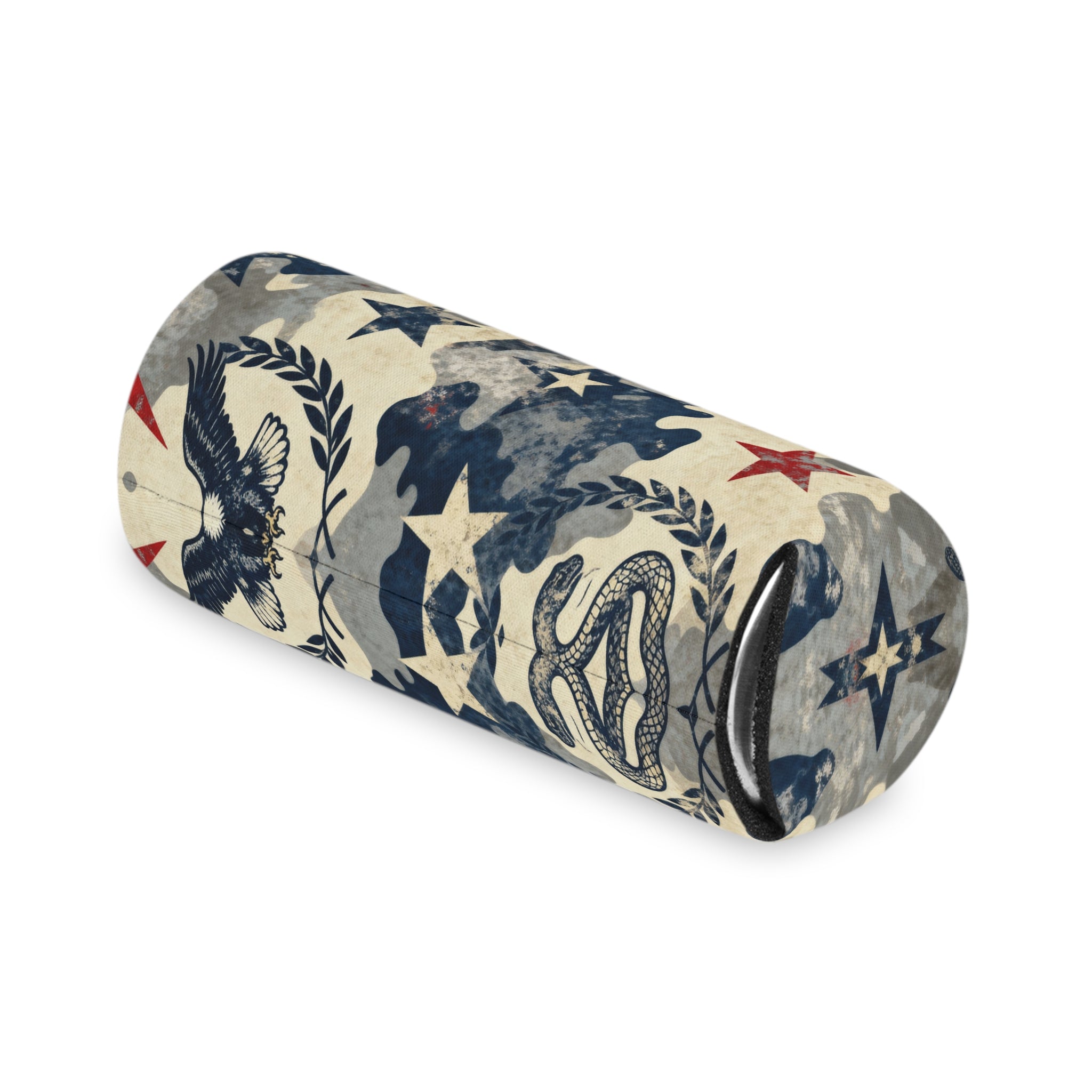 Patriotic Camo Freedom Can Cooler Printify
