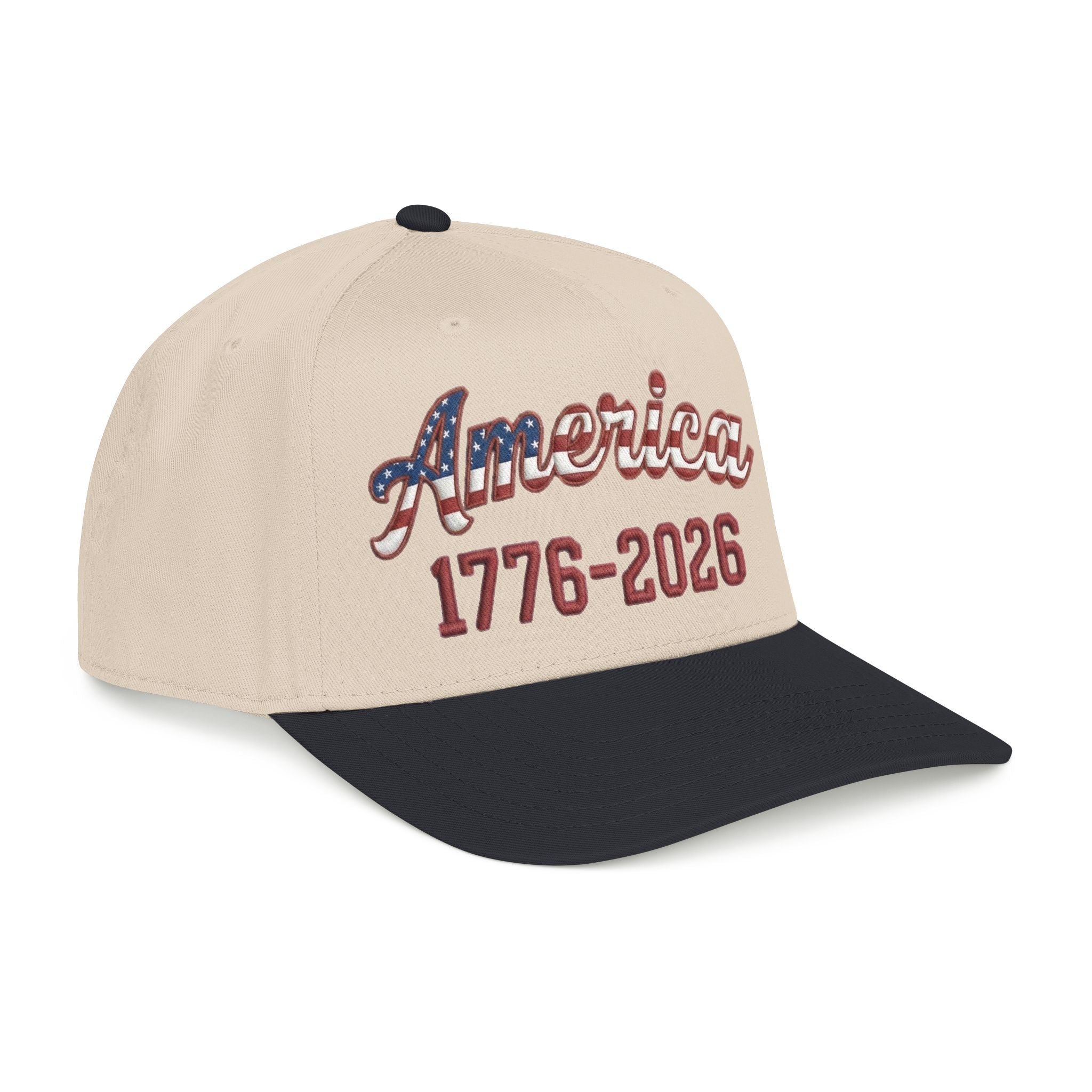 "America 1776–2026" Patriotic Baseball Cap – American Heritage Snapback Hat