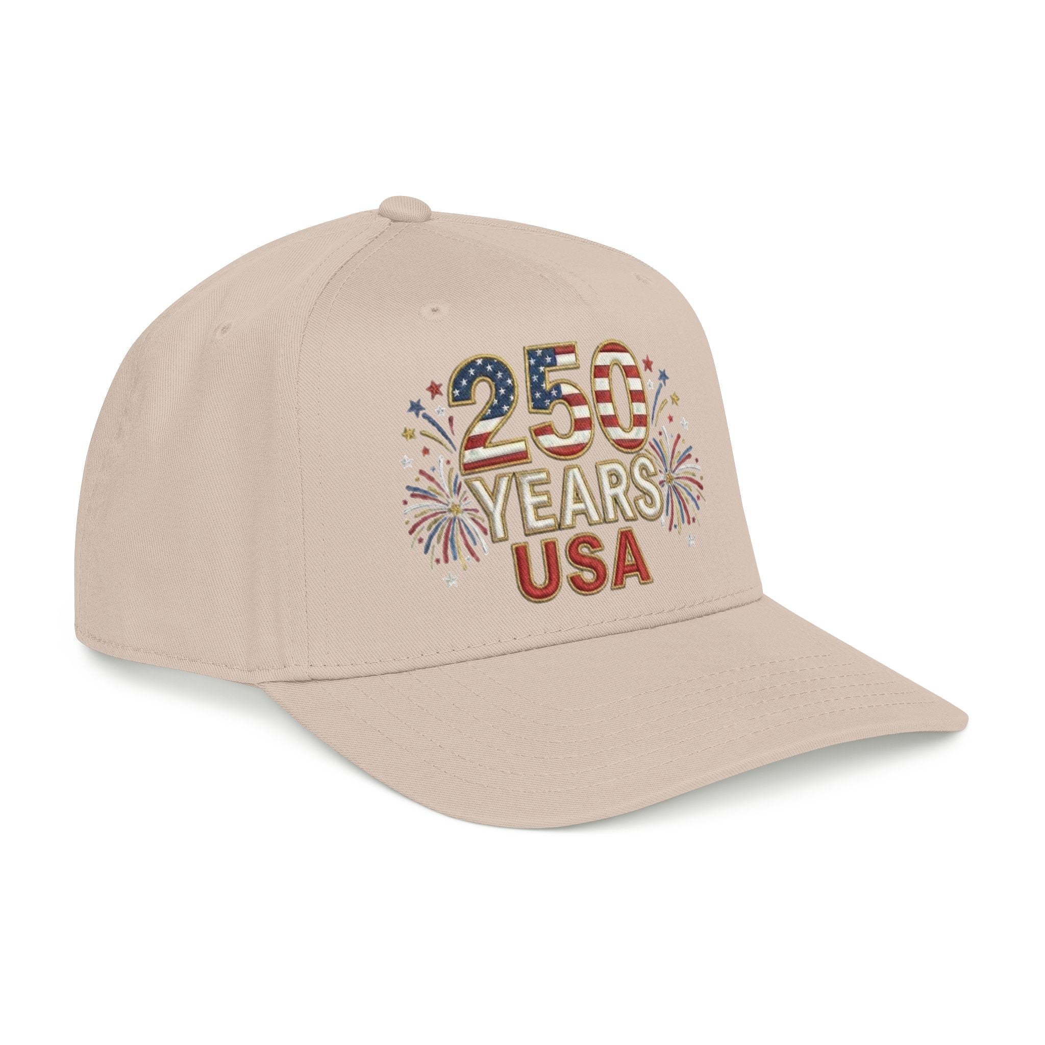 "250 YEARS" Patriotic Baseball Cap – America 250 Snapback Hat