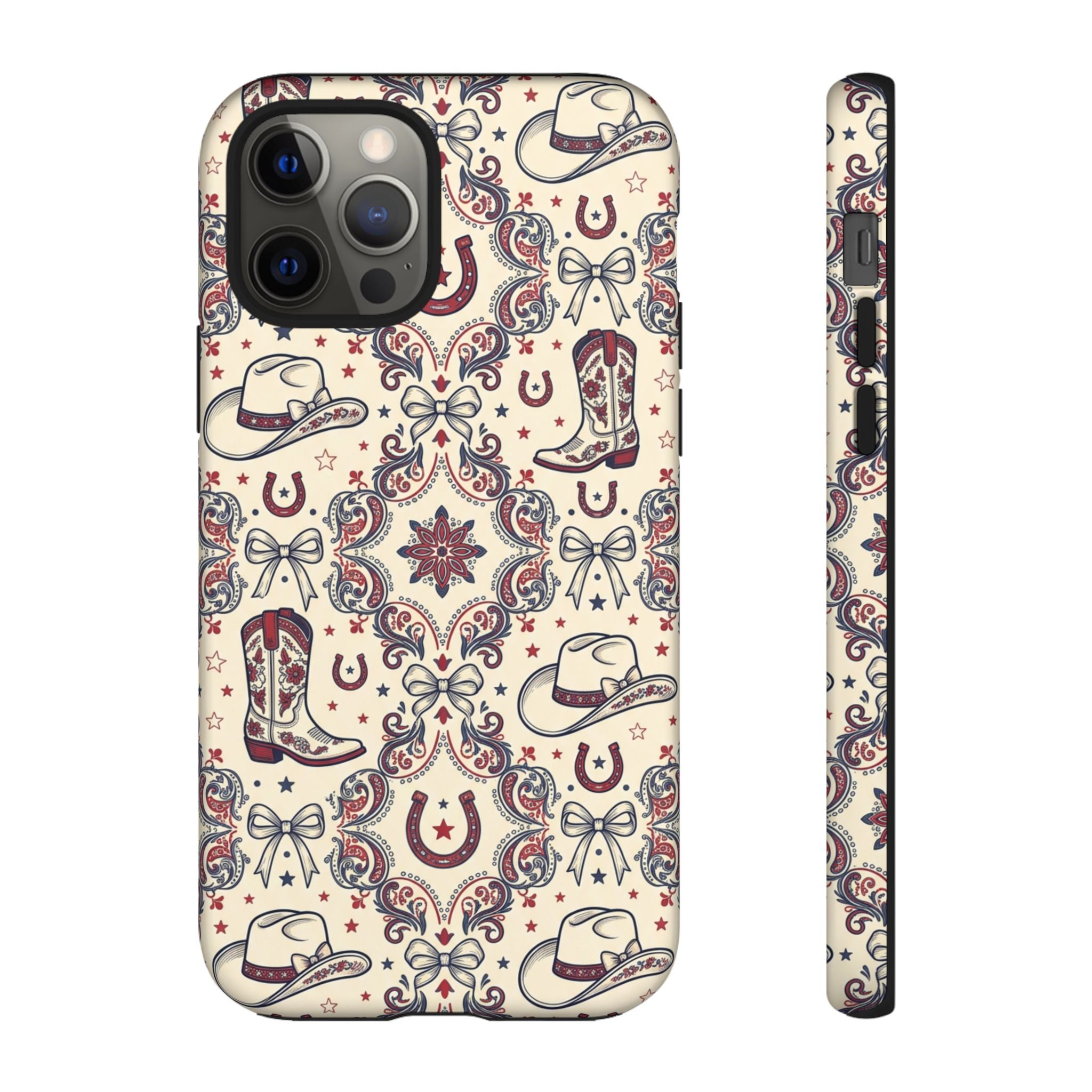 Americana Cowgirl Coquette Phone Case Printify