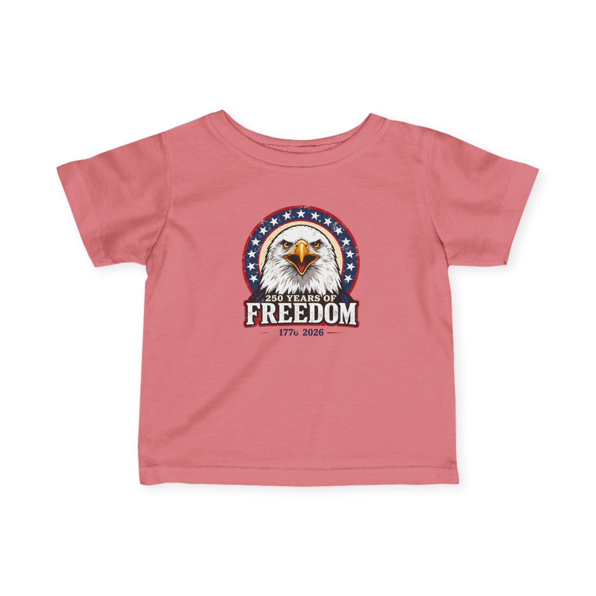 Patriotic Bald Eagle Infant Tee — Freedom Eagle Baby Shirt Printify