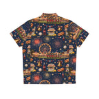 4th of July Men's Hawaiian Shirt – Patriotic Button-Up