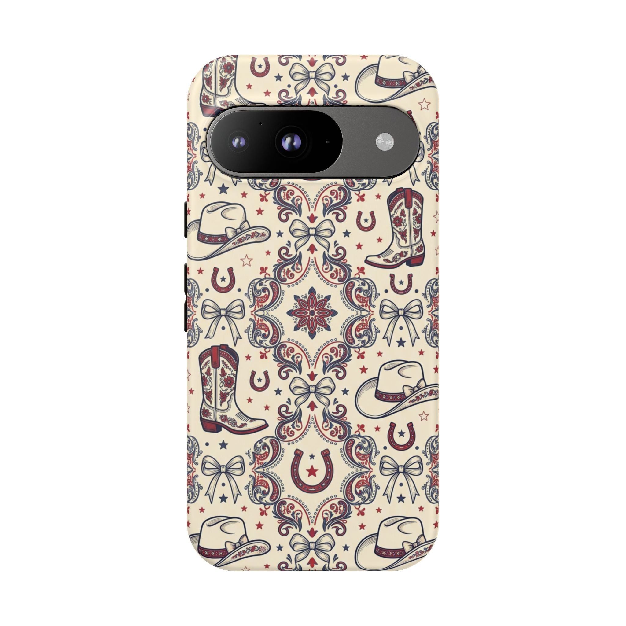 Americana Cowgirl Coquette Phone Case Printify