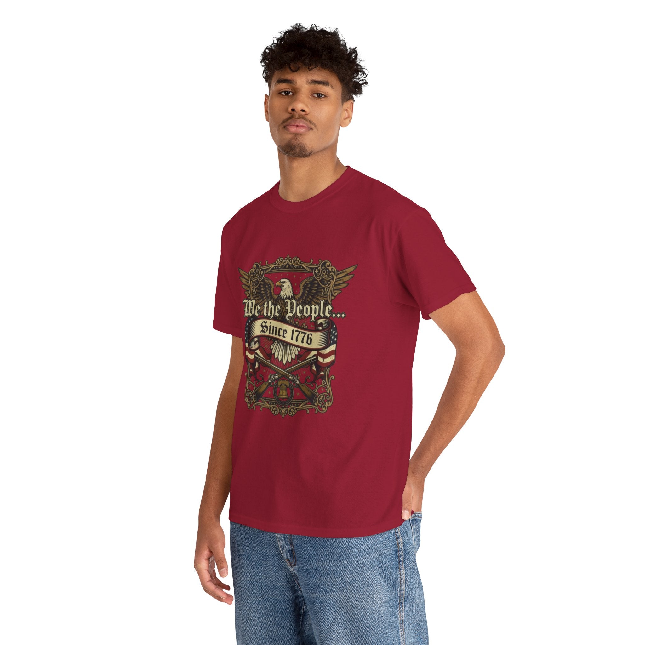 We The People Since 1776 Patriotic T-Shirt – American Freedom Rider Tee
