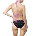 All-Black American Flag Bikini — Patriotic Women's Swimwear Printify