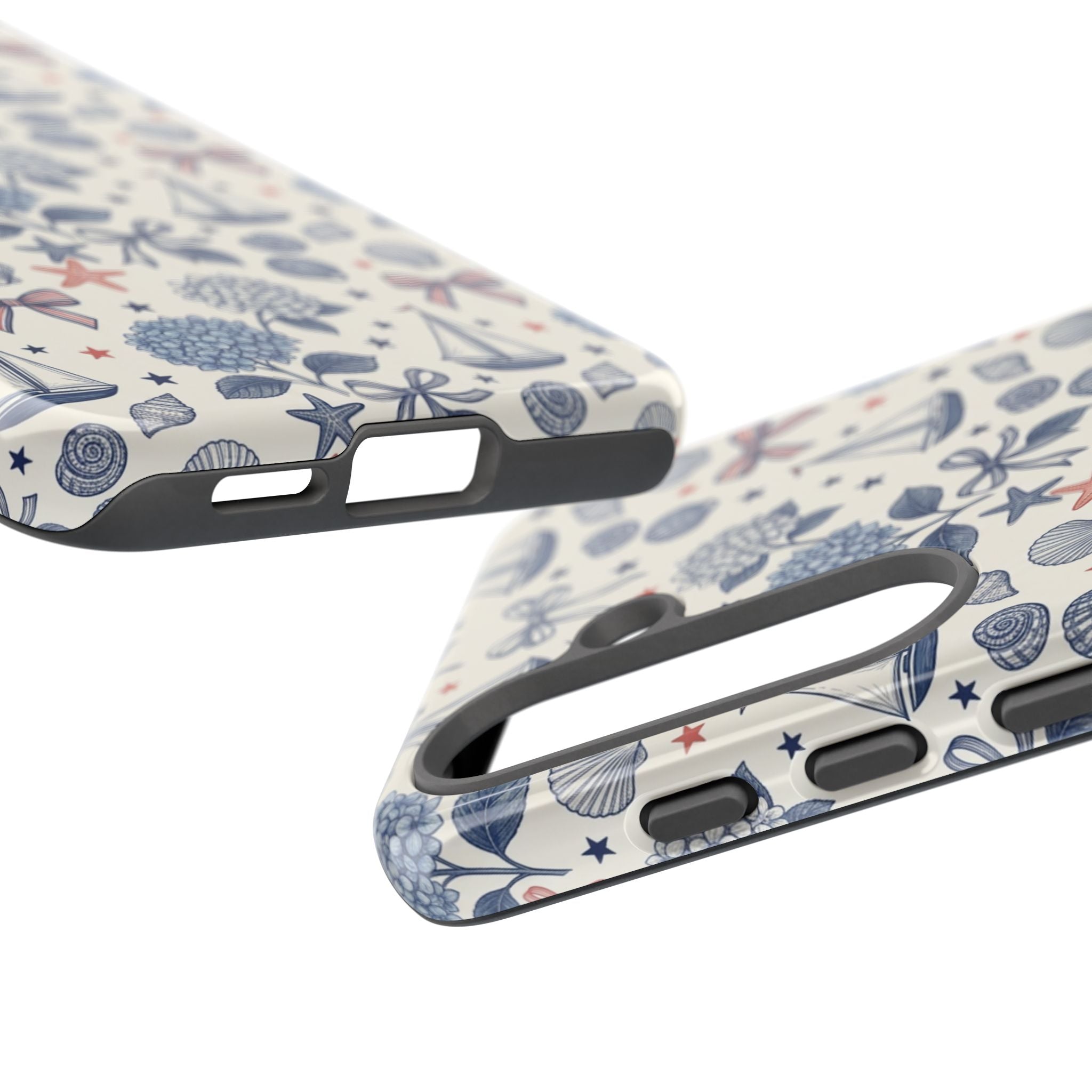 Coastal Americana Hydrangea Phone Case Printify
